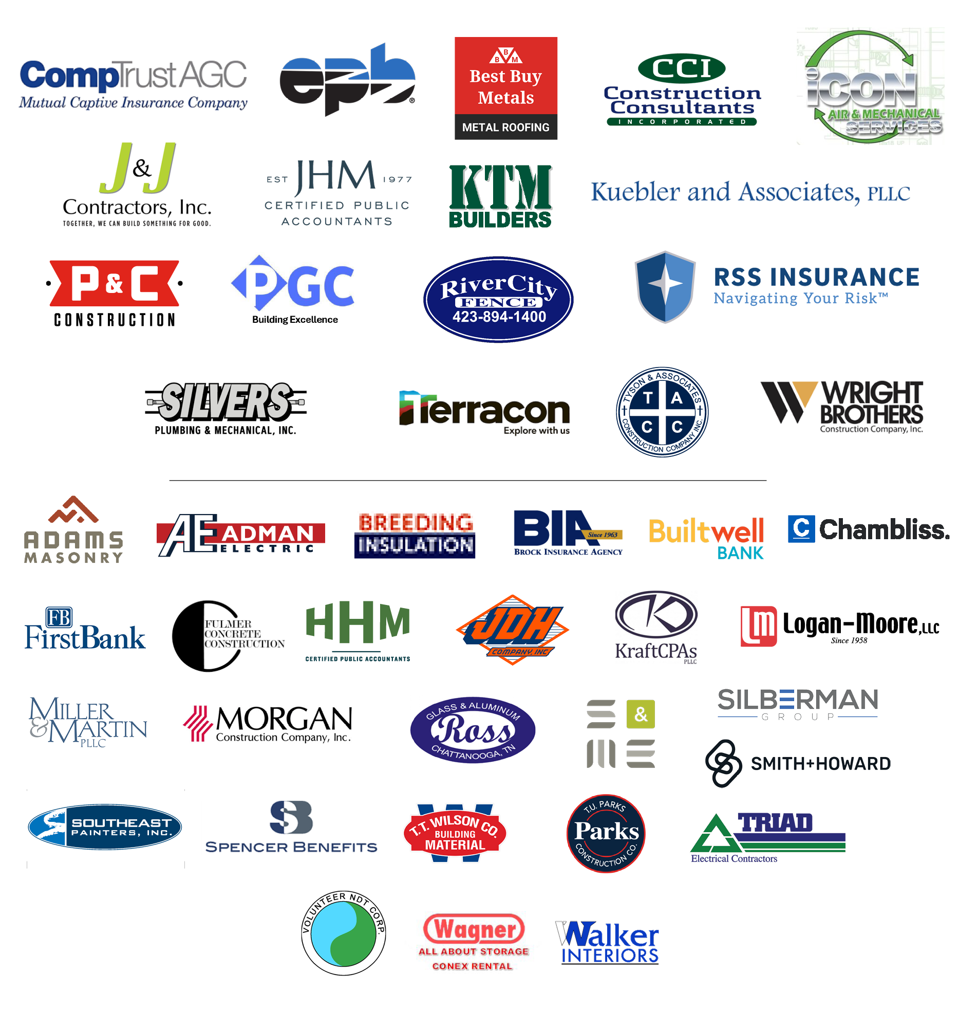 A collage of various company logos from different industries.