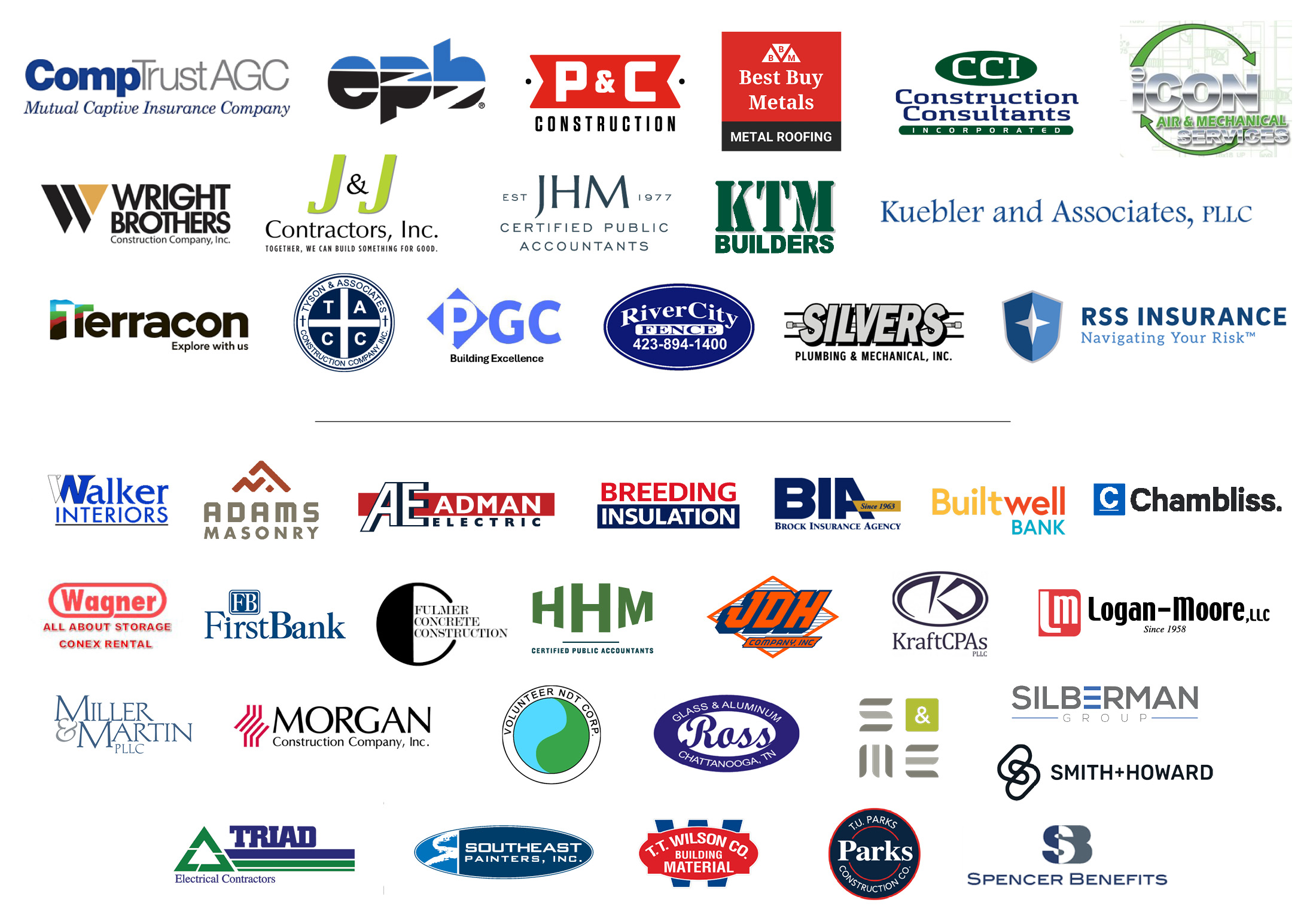 A collage of various company logos from different industries.