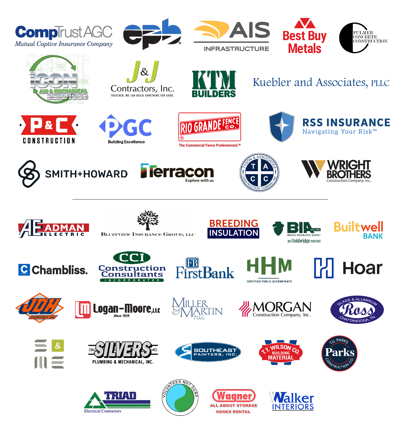 A collage of various company logos from different industries.